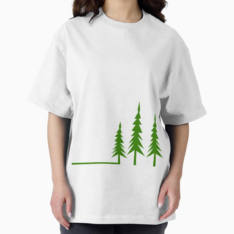Minimalist Tree Forest - Simple abstract green design by Deegital18