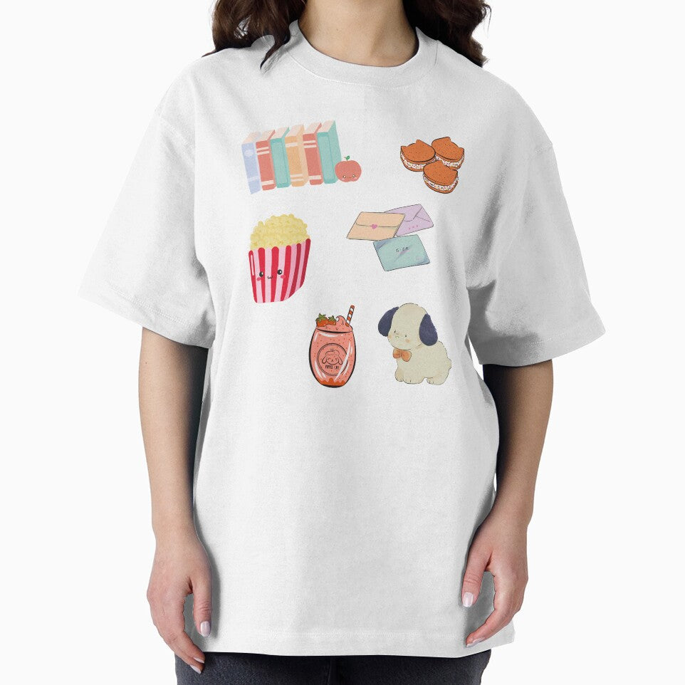 Mix Random Daily Stuff Kawaii Aesthetic Calming | Stationery Letter Drinks Food Pet by katagnesart