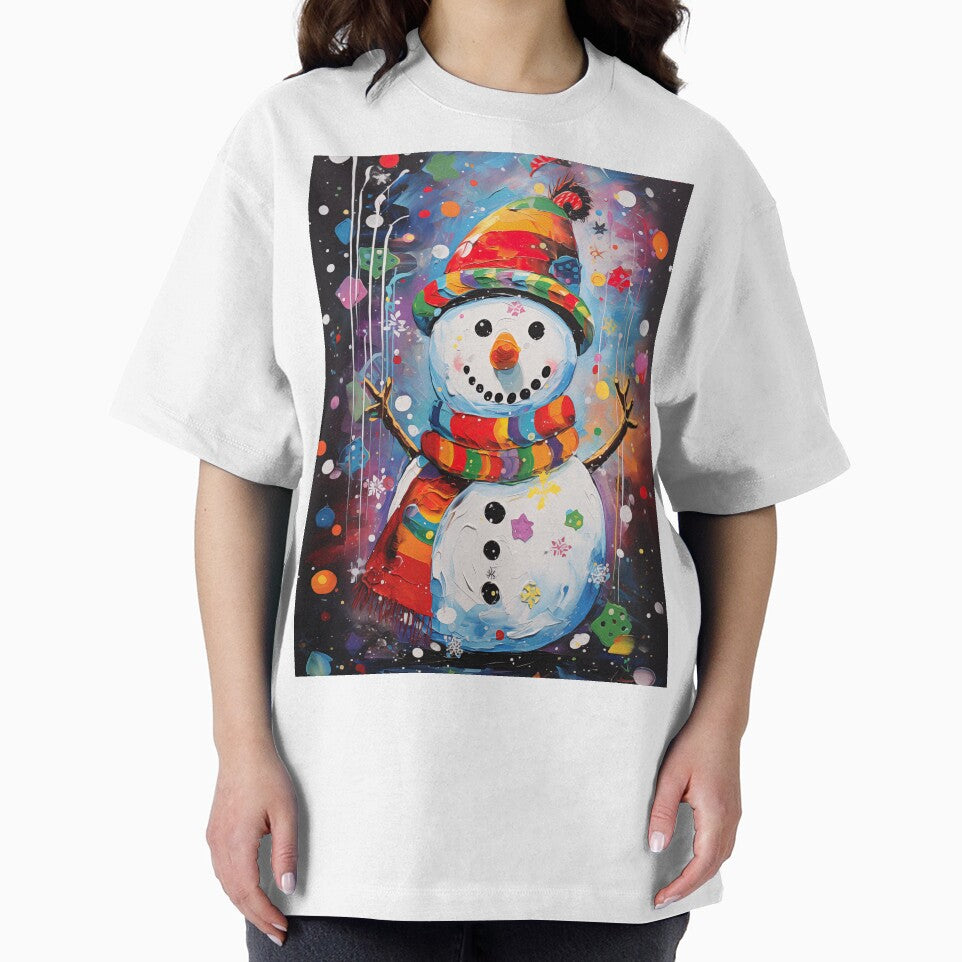 Jolly Snowman Pop Art Style by MCGrafxStudio