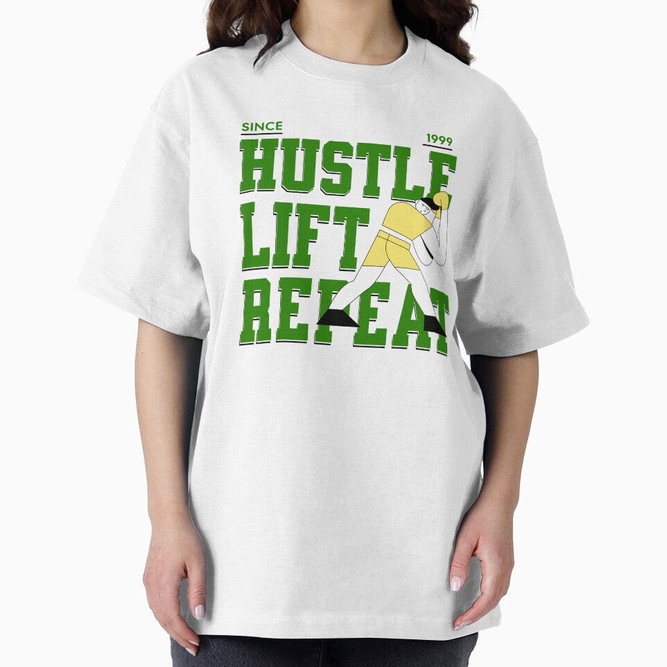 Hustle Lift Repeat – Gym Lifestyle by ByZimbo