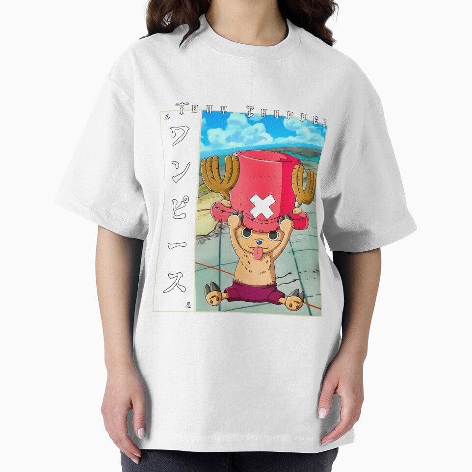 Cute Anime Reindeer in Pink Hat – Kawaii Cartoon Animal Illustration by lamiarte