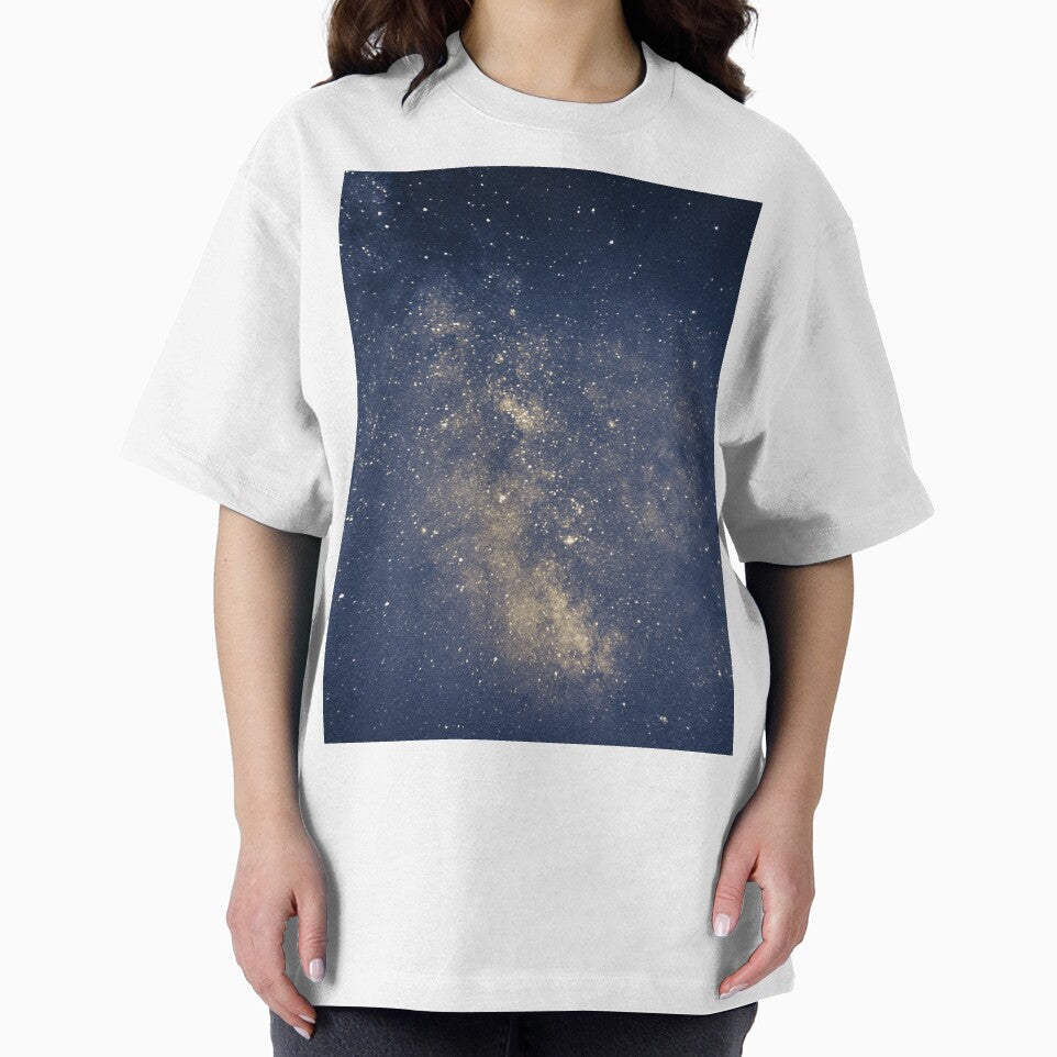 Yellow particles in  a starry night by DelightfulArts