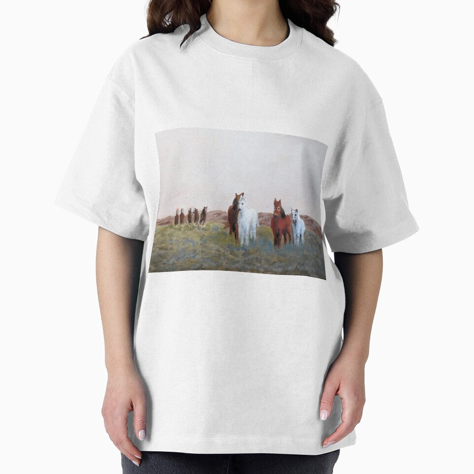 Horses on the run by Hals-Art