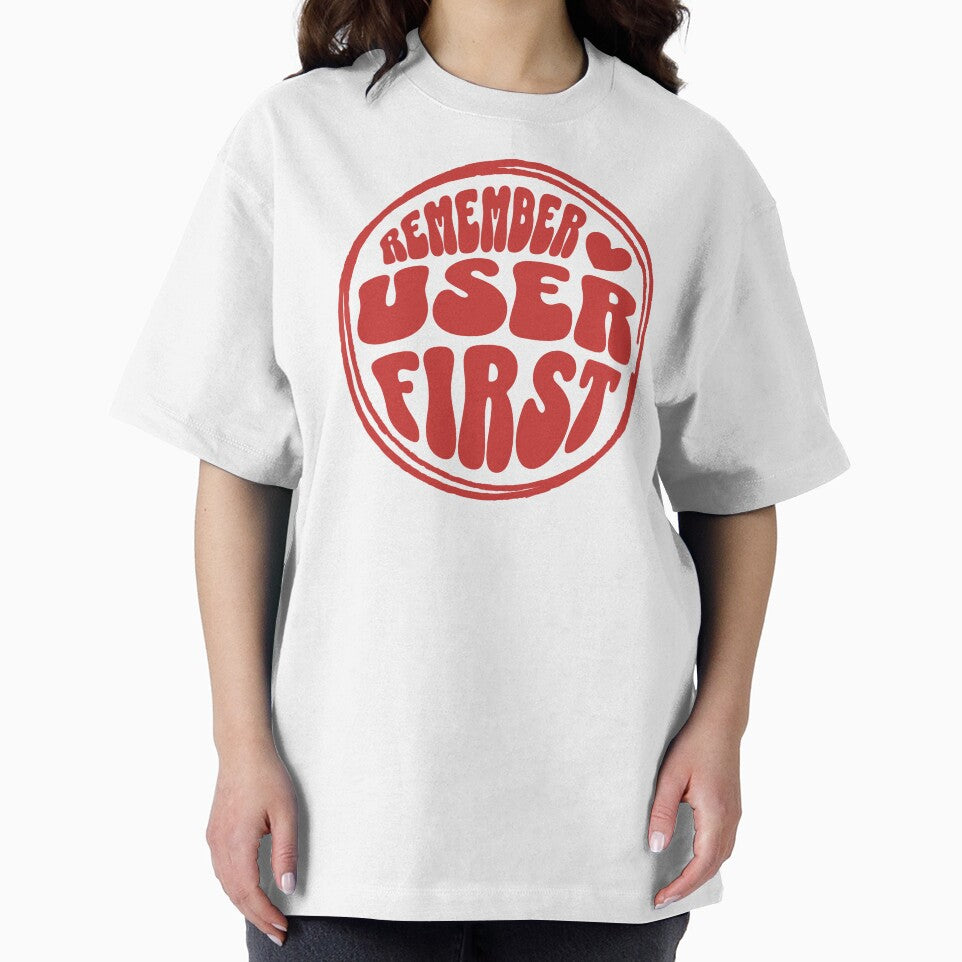 Funny Saying User First UX/UI Designer Shirt by knapst