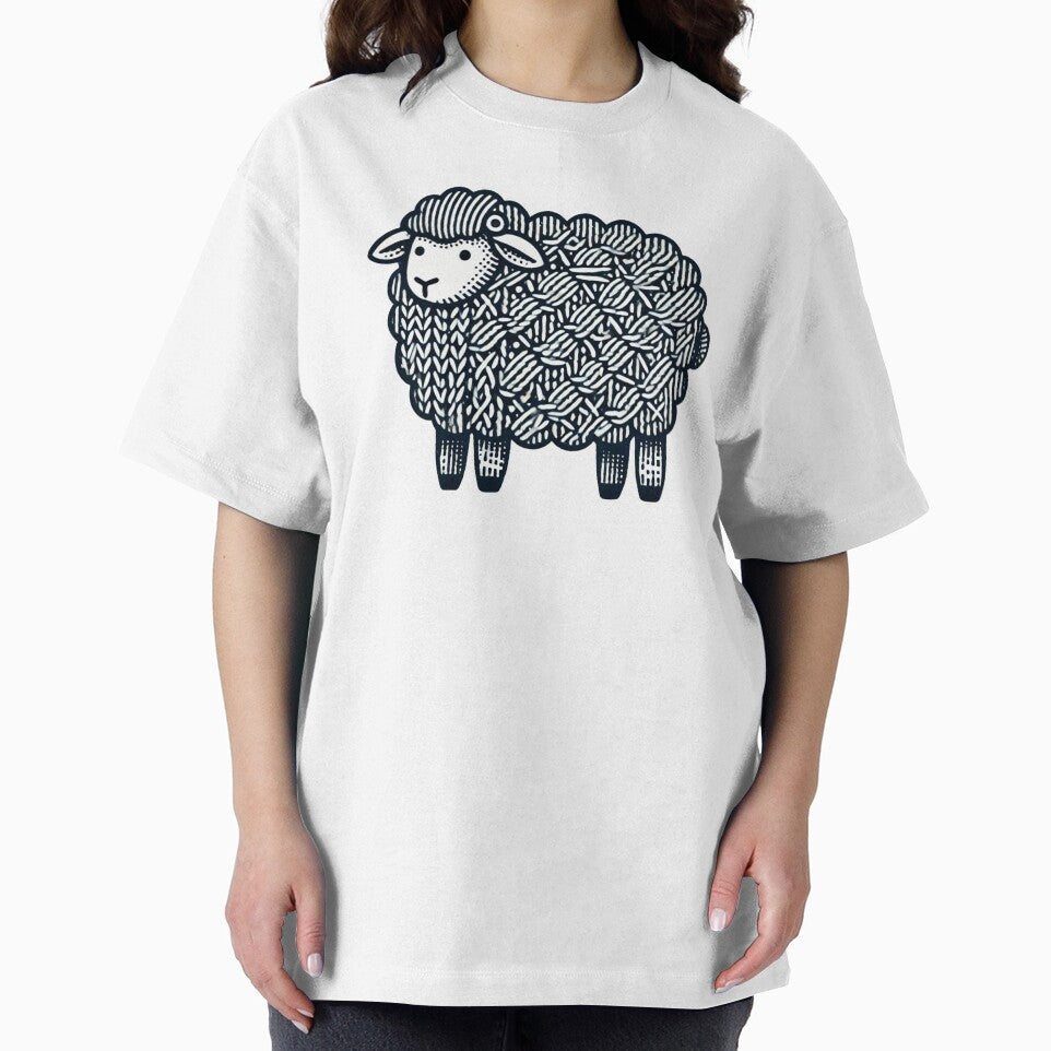 Knitted sheep by improv-biber
