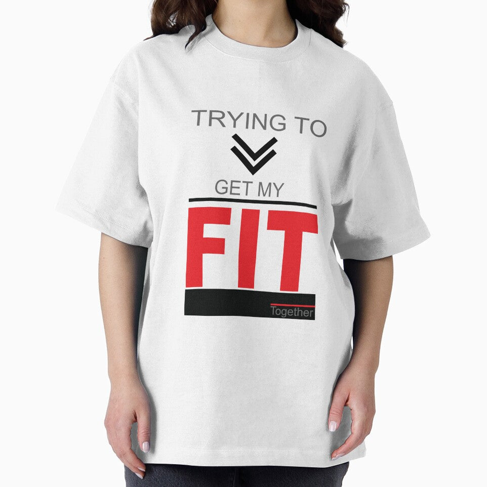 Trying To Get My Fit Together to motivate yourself in Clothing, Accessories, Home Decor. by Myartbeyours