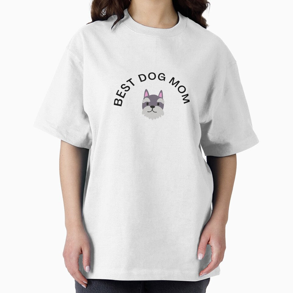 Best Dog Mom – Cute Schnauzer Style Dog by gluxdesing