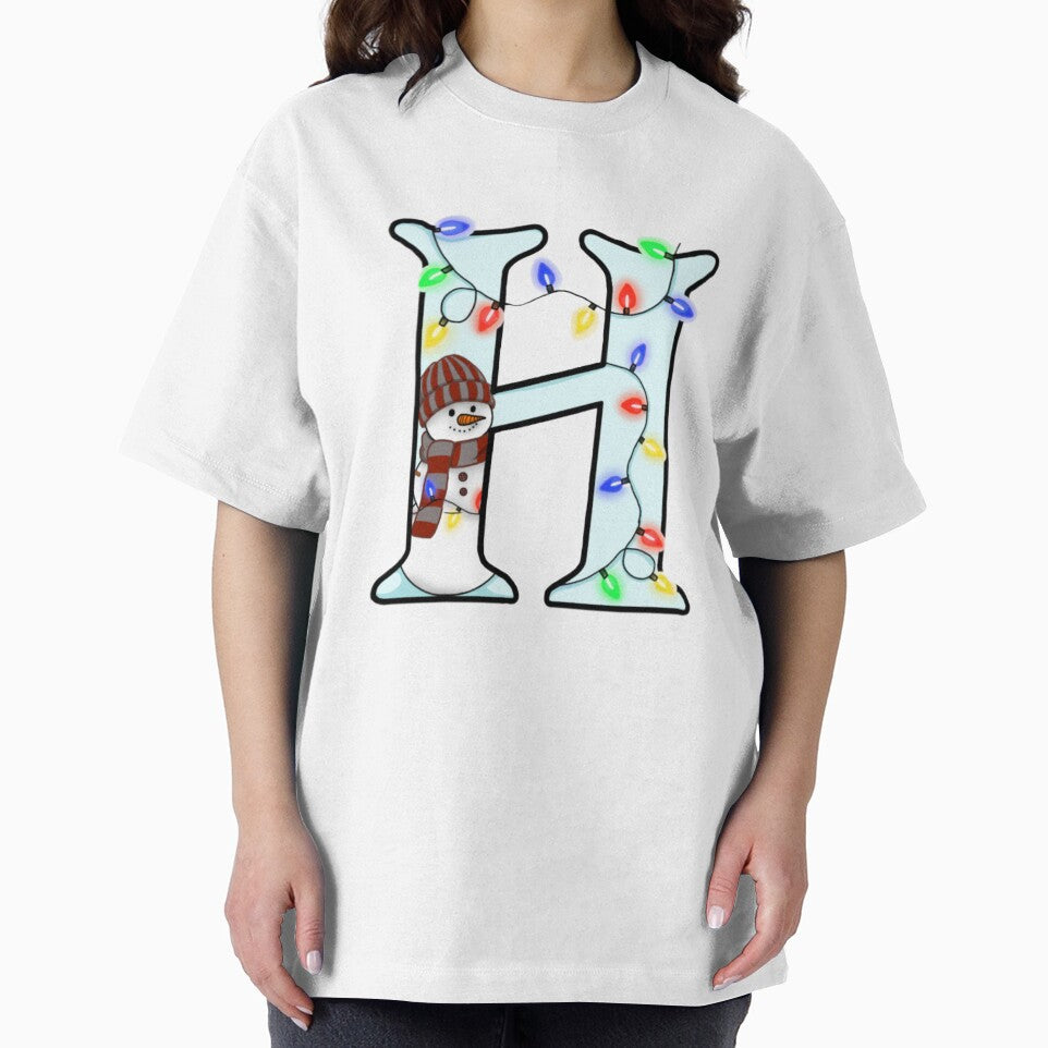 Holiday themed letter H by Artistkhg