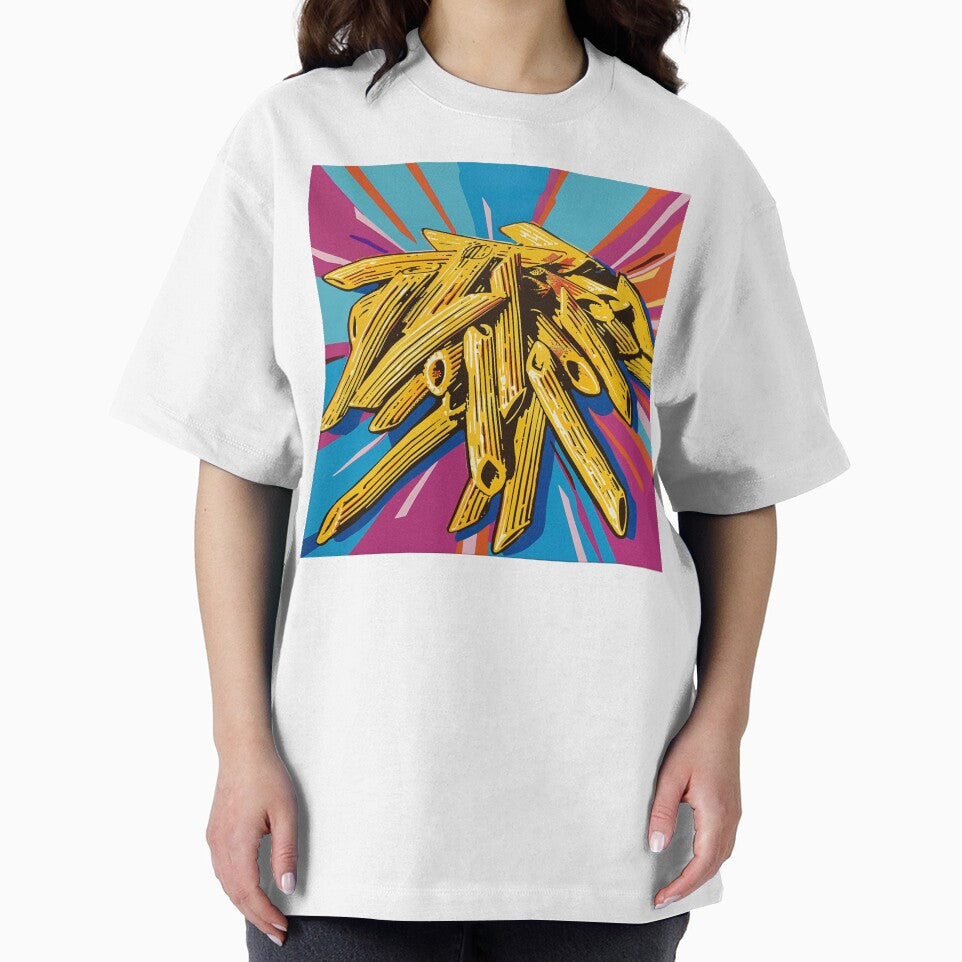 Penne Pasta Pop Art 4 by AstroRisq