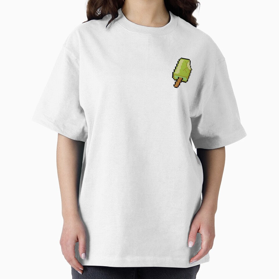 Pixel Banana and cream popsicle - pixel food art by LittleFoodShop