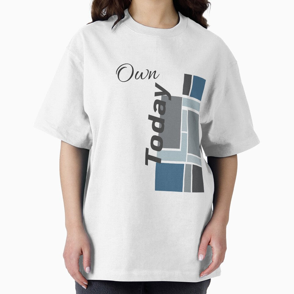 Own Today Motivational Typography Minimalist Inspirational Quote by RemieJames