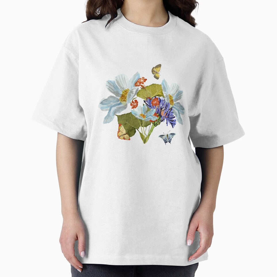 Bouquet daisy flower butterfly a watercolor sketch by Yana Mustafina | Boho Soulful Designs