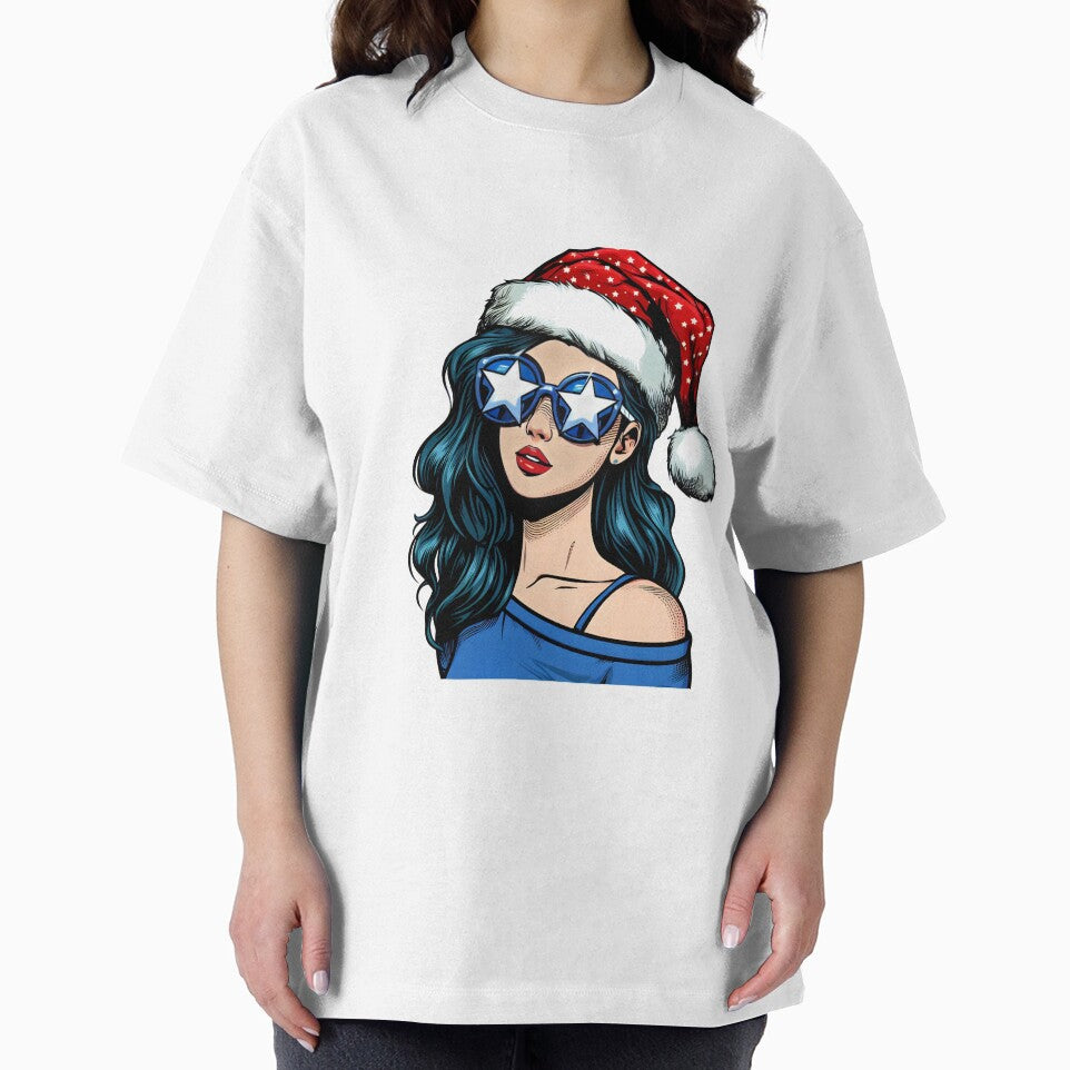 Pop art Christmas girl by AnetArtStore