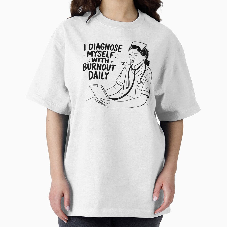 Student Nurse Burnout Funny T-Shirt | Nurse Life by CuteDesignables