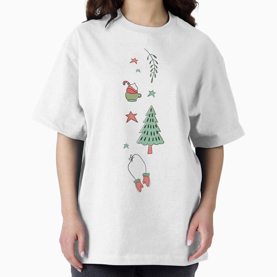 Pine Trees with Hot Cocoa by SarnaDarlingArt