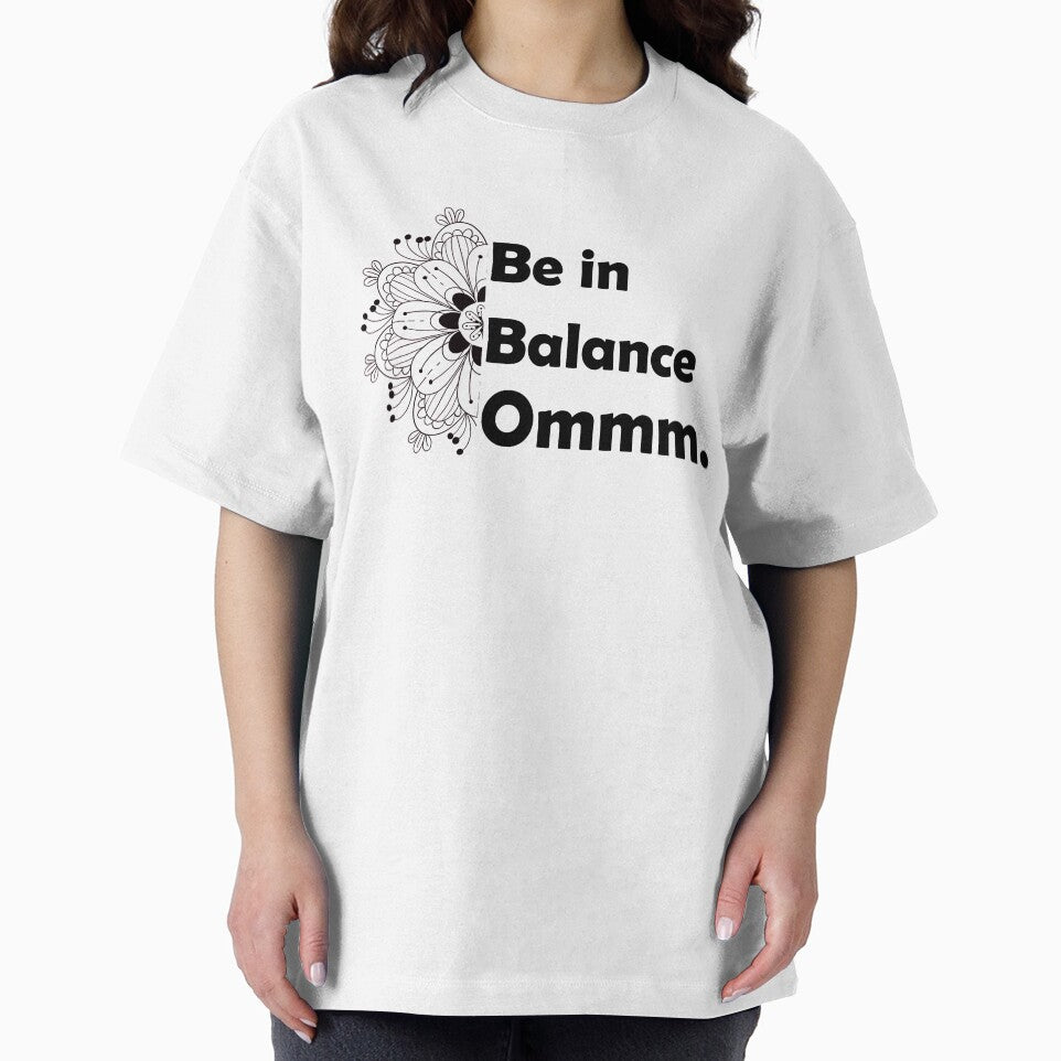 Be in Balance Ommmmmm. It's a wonderful gift for people who love yoga! by Victoria Riabov