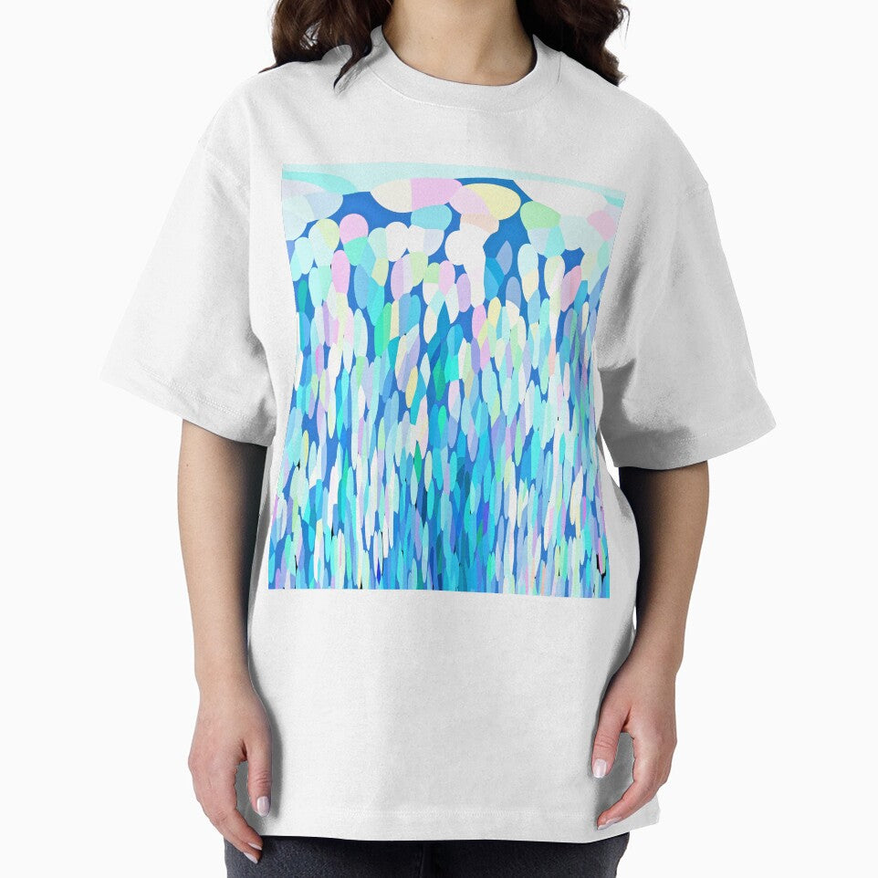 Cotton Candy Abstract Art by Overthetopsm