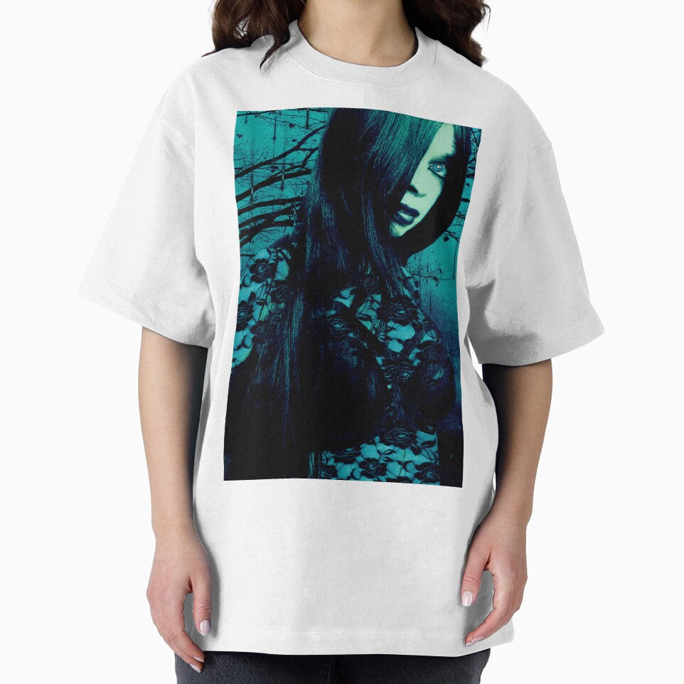 goth girl wearing lace top by Laurahtje
