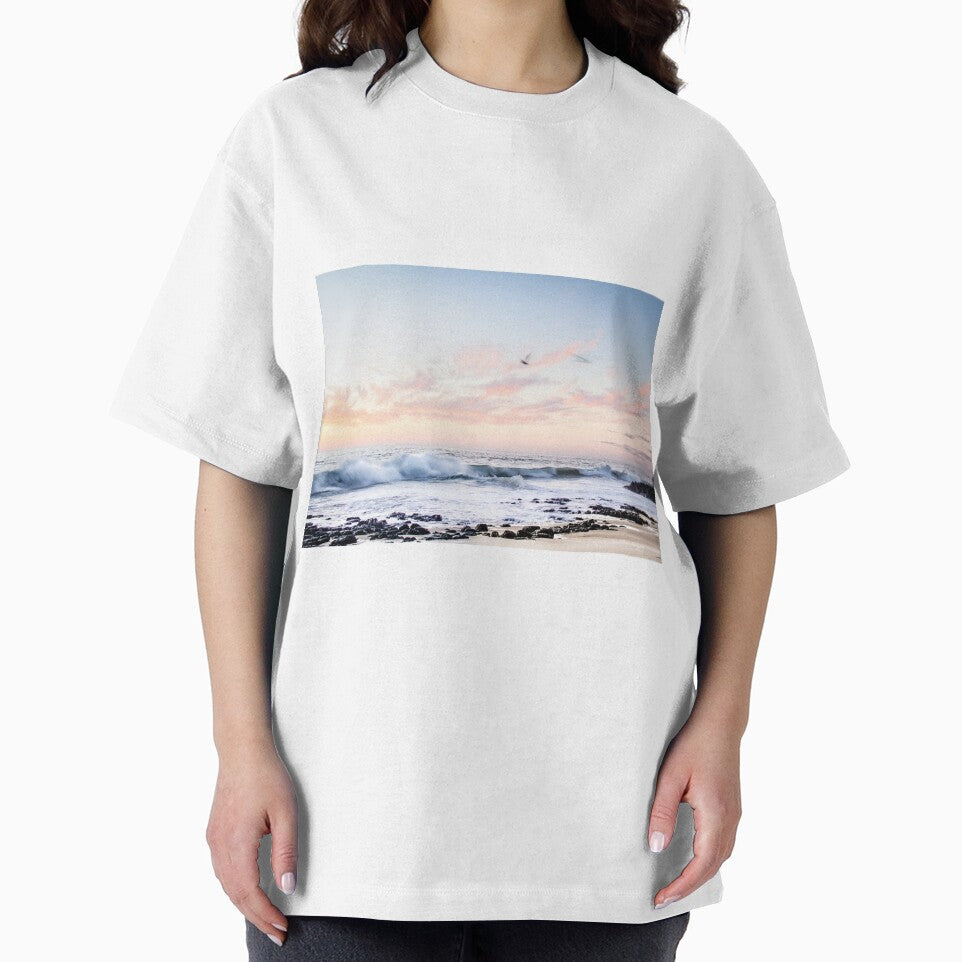 Calm sunset beach by Life Images by Jill
