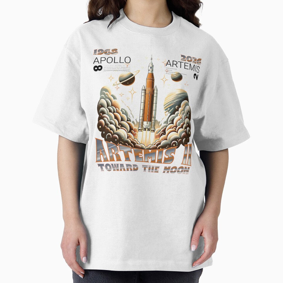 Artemis II Lunar Mission 2026 -Artemis II Toward The Moon Retro Space by Efforito