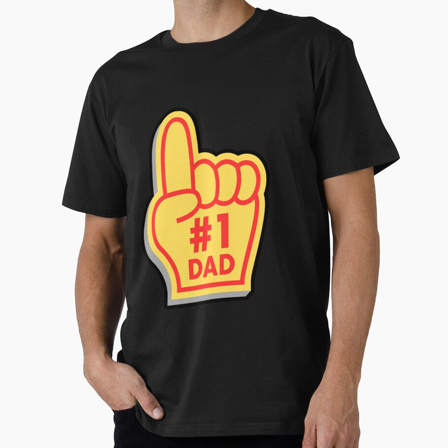 Cool Tropical Minimalist Dad Shirt, Casual Everyday Gift for Father by Mohtarma Designs