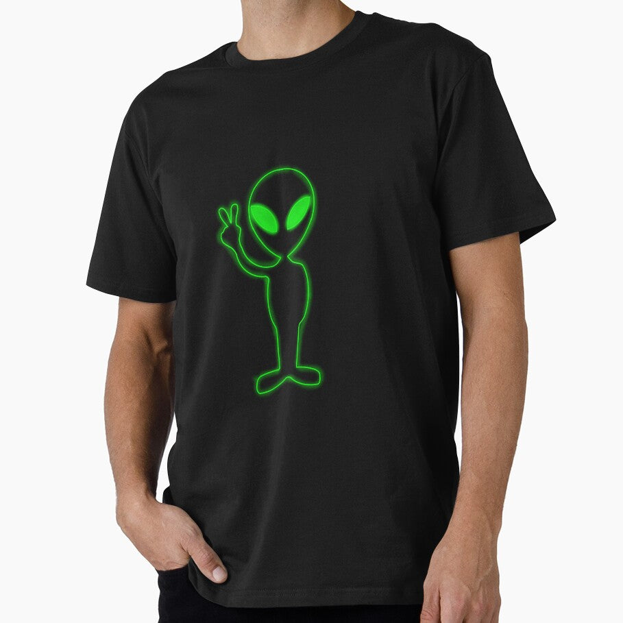 Glow in the dark Alien t shirt by MehdiMajd