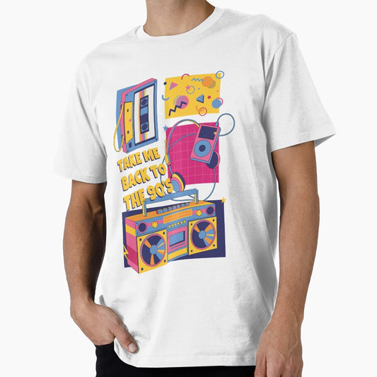 Take Me Back to the 90s Retro Illustration by ColorloomArt