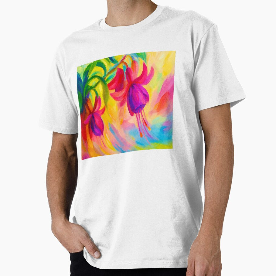 Fushia abstract floral by Karen Harding Art and Illustration