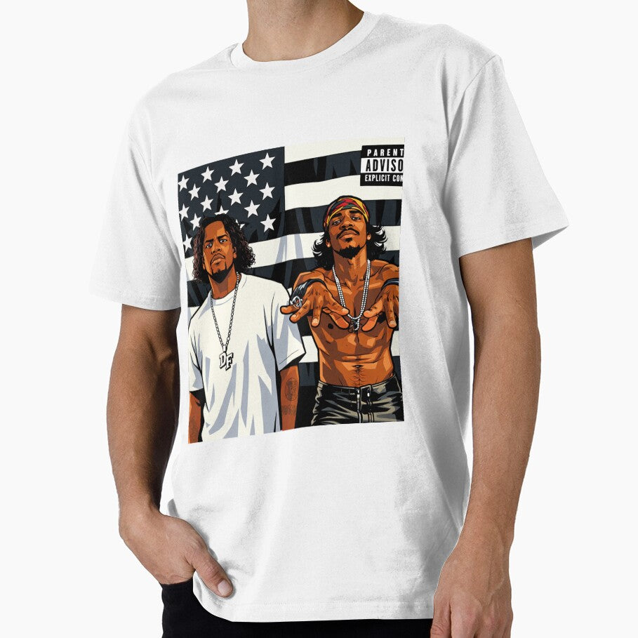 Outkast - Stankonia (album cover toon style) by AlekiHaze