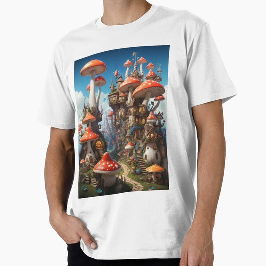 Whimsical Mushroom Village C by Vitalka-uk
