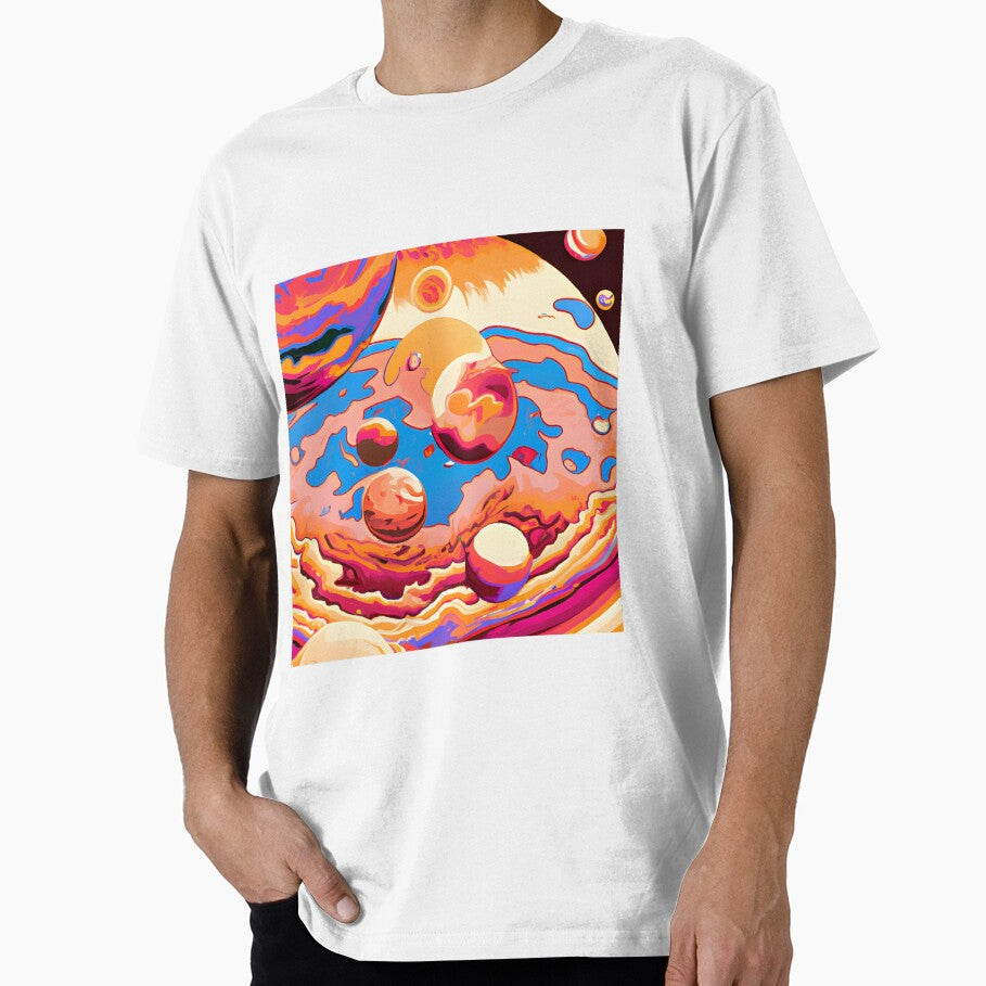 Exploring Planets and Outer Space with Modern Art Graphics by brandway