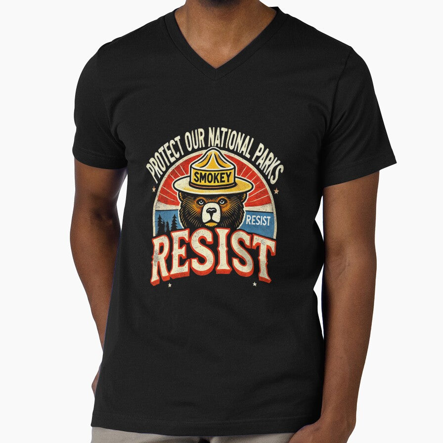 Retro Protect Our National Parks Smokey Resist by GrulkeNedrow