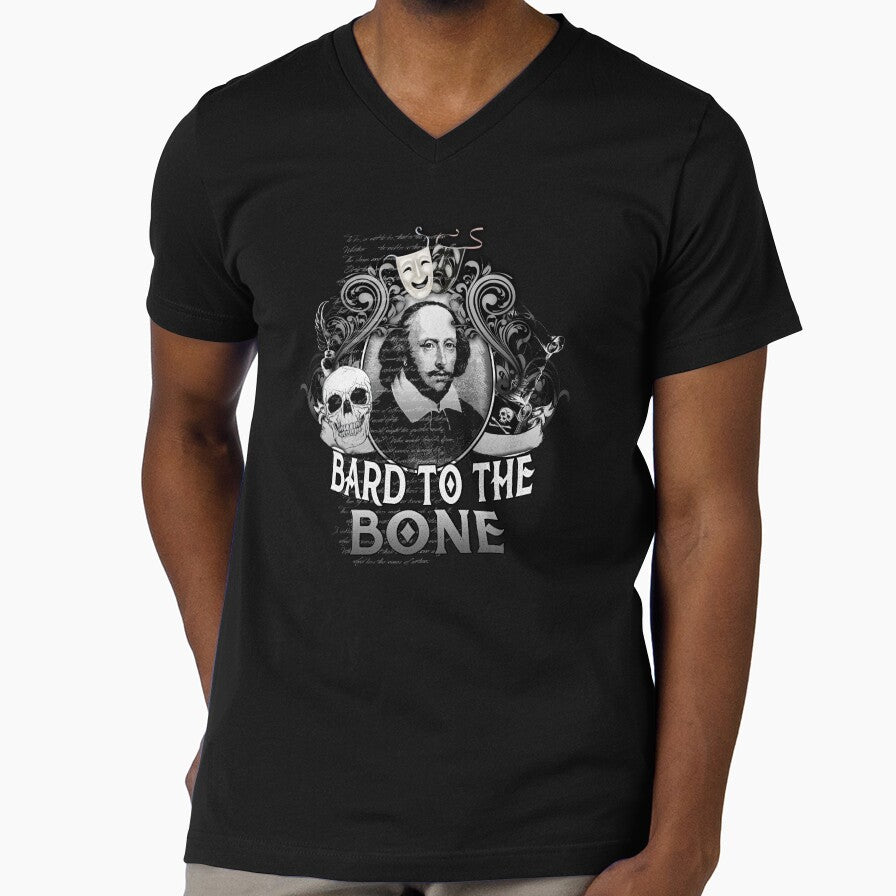 William Shakespeare Bard To The Bone Plays Quotes Poems Sonnets Biography Fans by TopTeeShop
