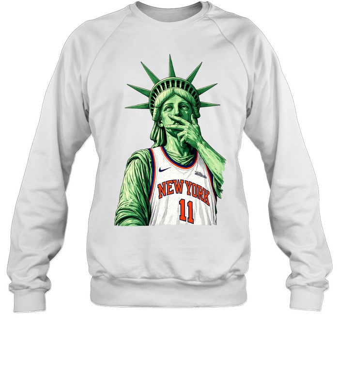 Statue of Liberty Jalen Brunson 11 Basketball Jersey Unisex T-Shirt