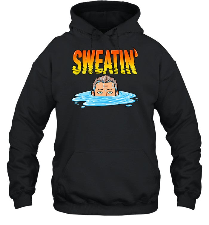Sweatin’ Cartoon Face in a Puddle sweating Unisex T-Shirt