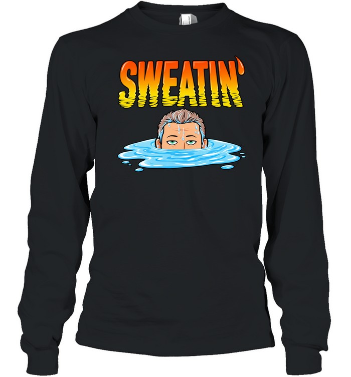 Sweatin’ Cartoon Face in a Puddle sweating Unisex T-Shirt
