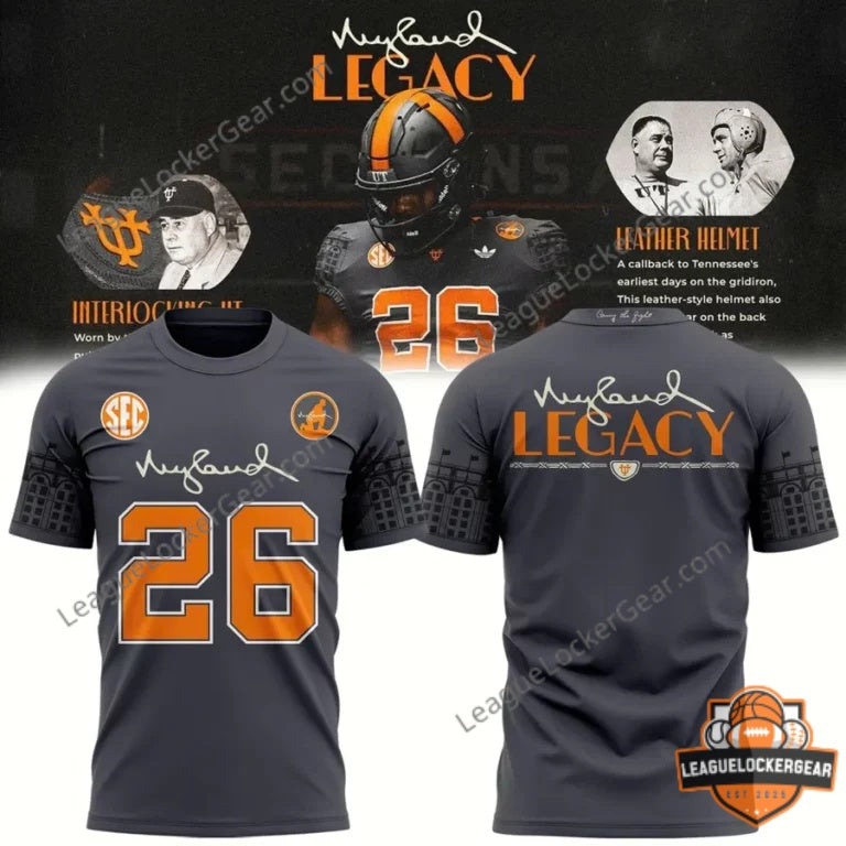 Tennessee Volunteers Legacy Game 26 T-Shirt