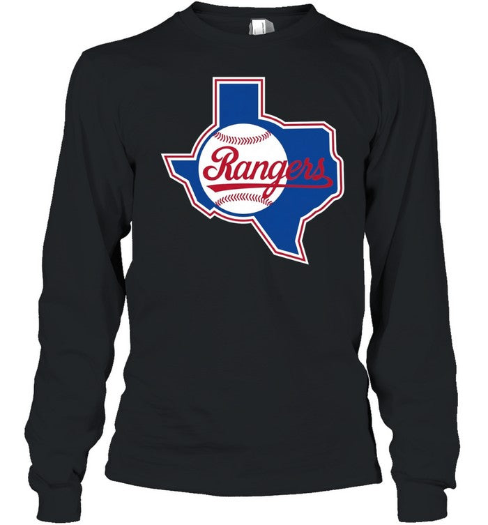Texas Rangers baseball Texas map Unisex T-Shirt
