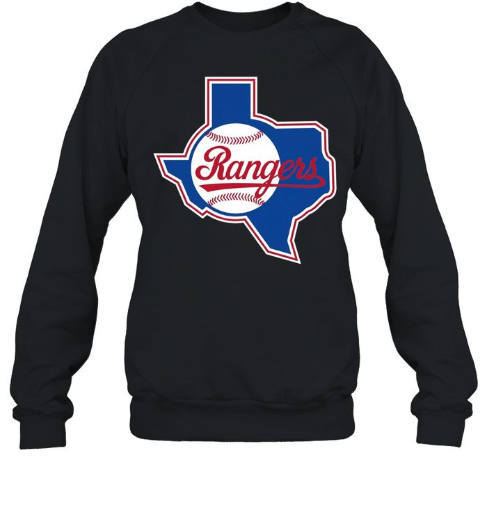 Texas Rangers baseball Texas map Unisex T-Shirt