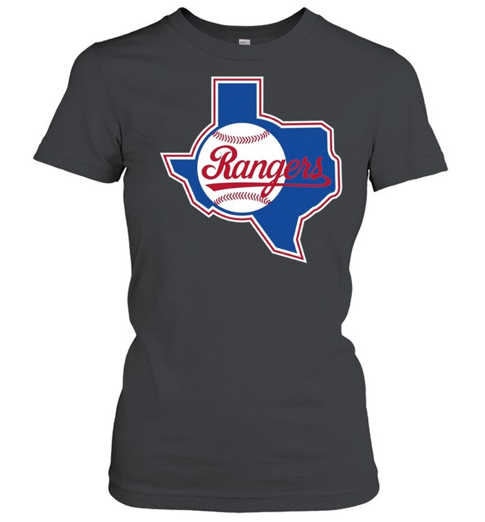 Texas Rangers baseball Texas map Unisex T-Shirt