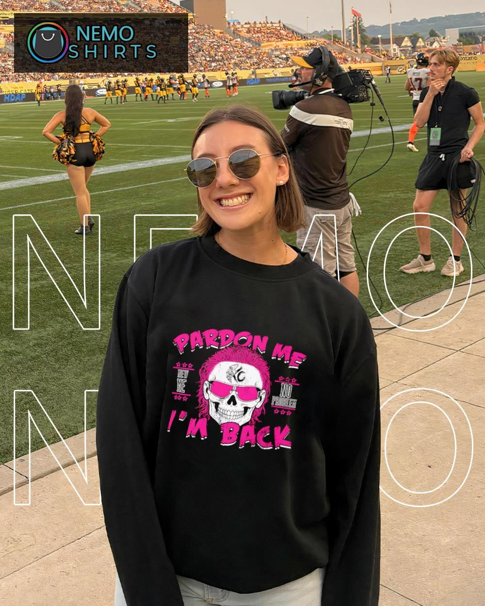 KC Navarro pardon me I’m back skull shirt