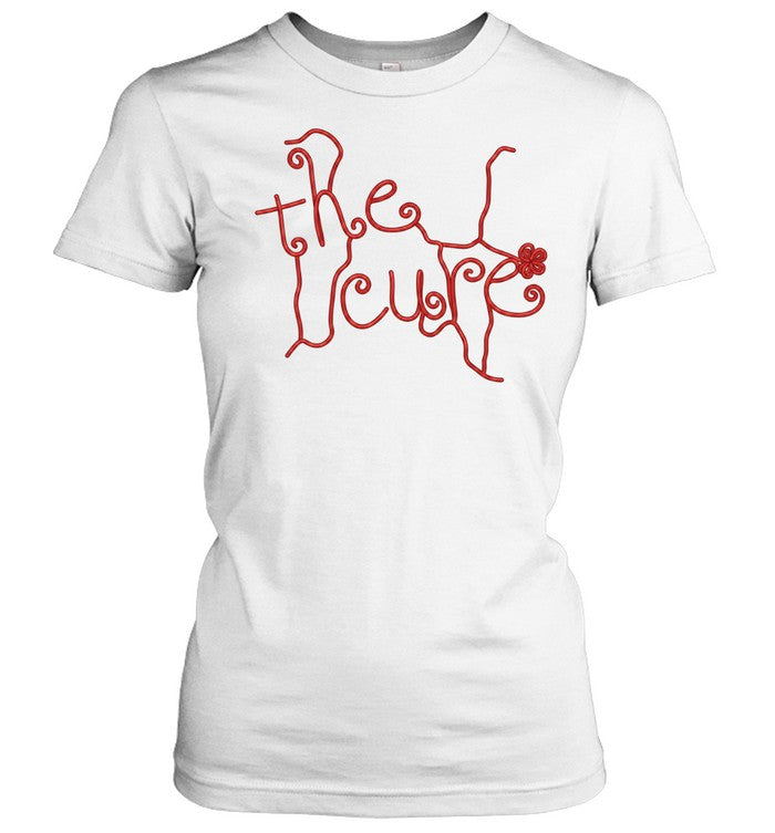 The Curse Floral Script Cat Unisex T-Shirt
