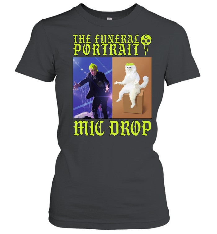 The funeral portrait mic drop meme Unisex T-Shirt