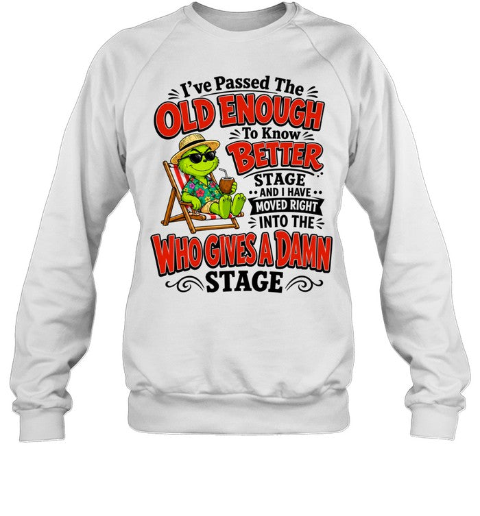 The Grinch I have passed the old enough to know better moved into who gives a damn Unisex T-Shirt