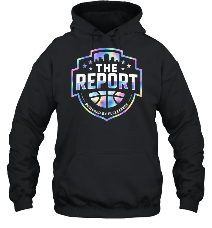 The Report powered by Fleeeezeee basketball logo Unisex T-Shirt