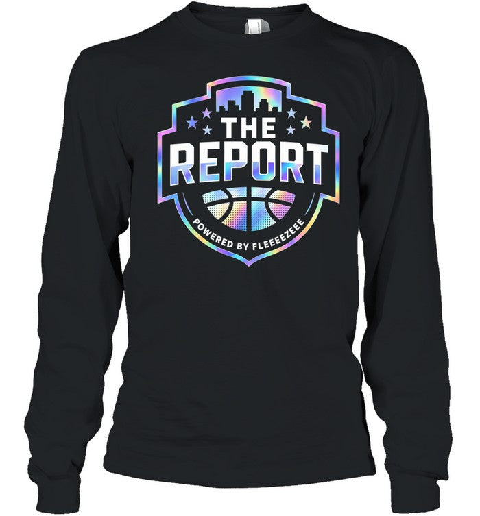 The Report powered by Fleeeezeee basketball logo Unisex T-Shirt