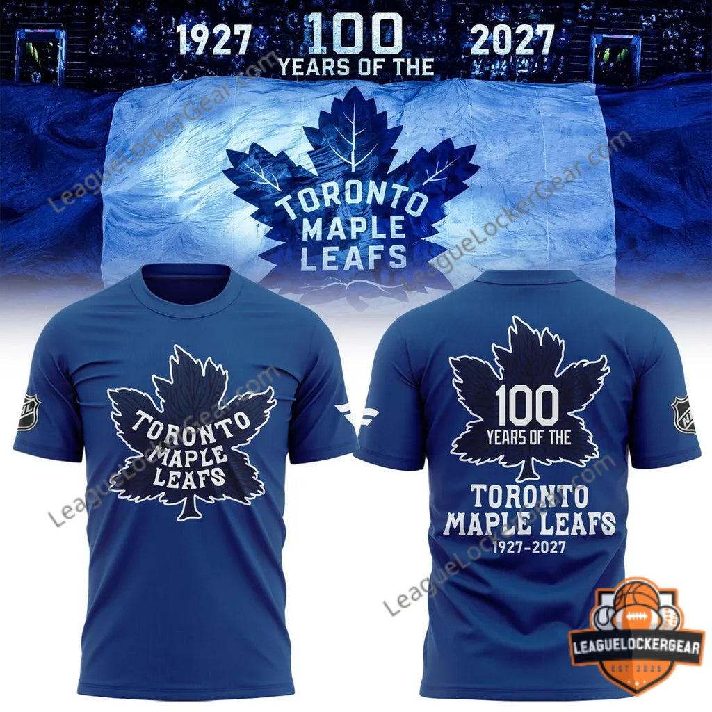 Toronto Maple Leafs 100th Anniversary 1927-2027 T-Shirt