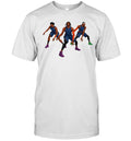 Triple Threat Defensive Stance Minimalist Geometric Unisex T-Shirt