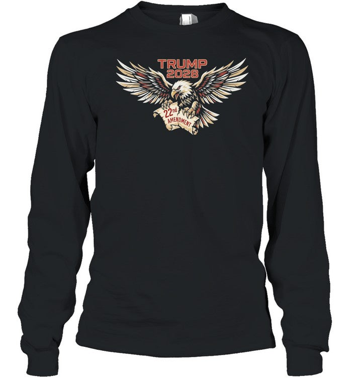 Trump 2028 22nd Amendment Eagle US Constitution Unisex T-Shirt