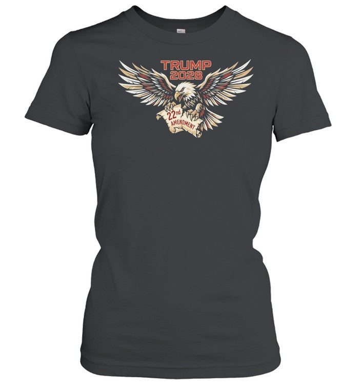 Trump 2028 22nd Amendment Eagle US Constitution Unisex T-Shirt